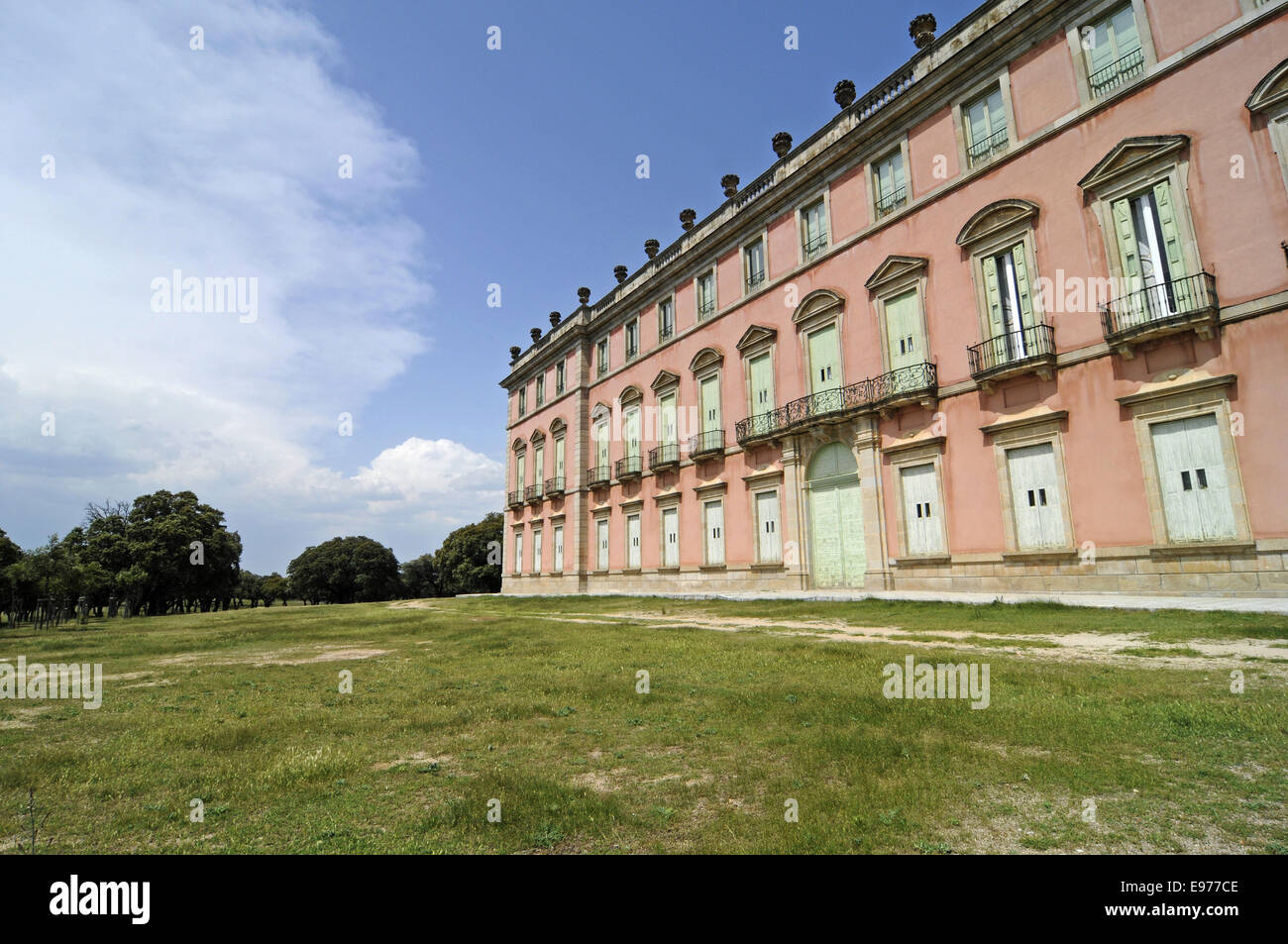 Royal Palace of Riofrio, Navas de Riofrio, Spain Stock Photo