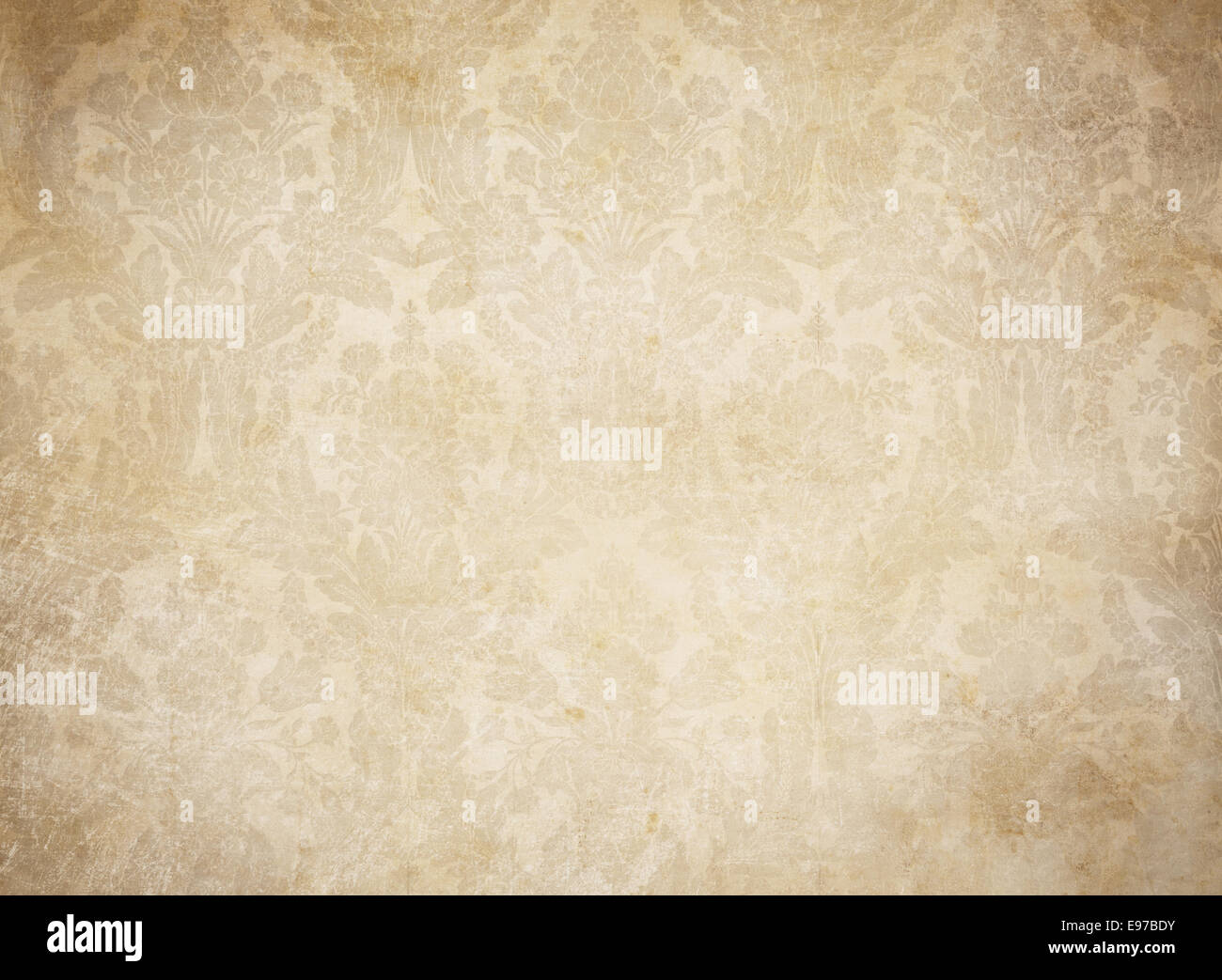 grunge vintage wallpaper background pattern Stock Photo