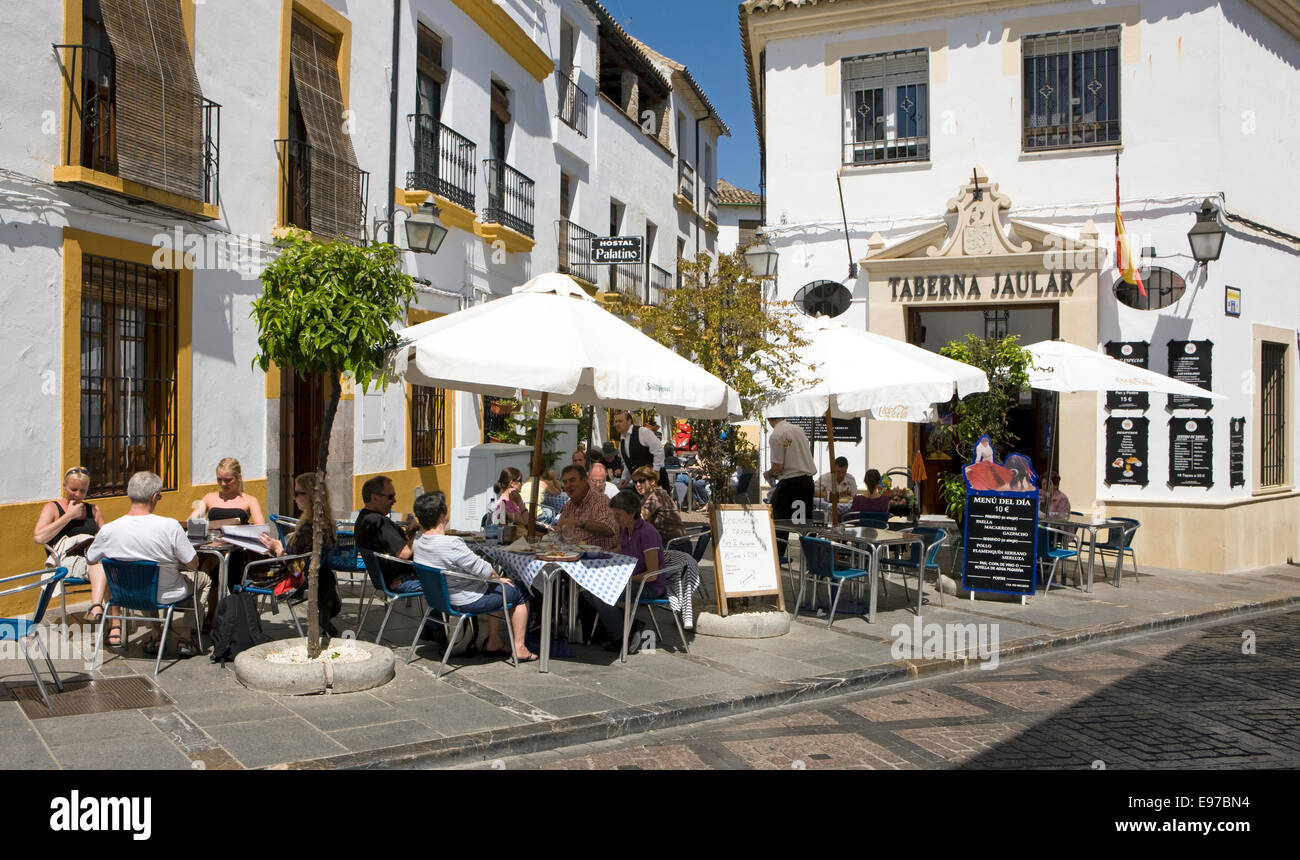 Street view from the old town in Cordoba, Andalucia Stock Photo