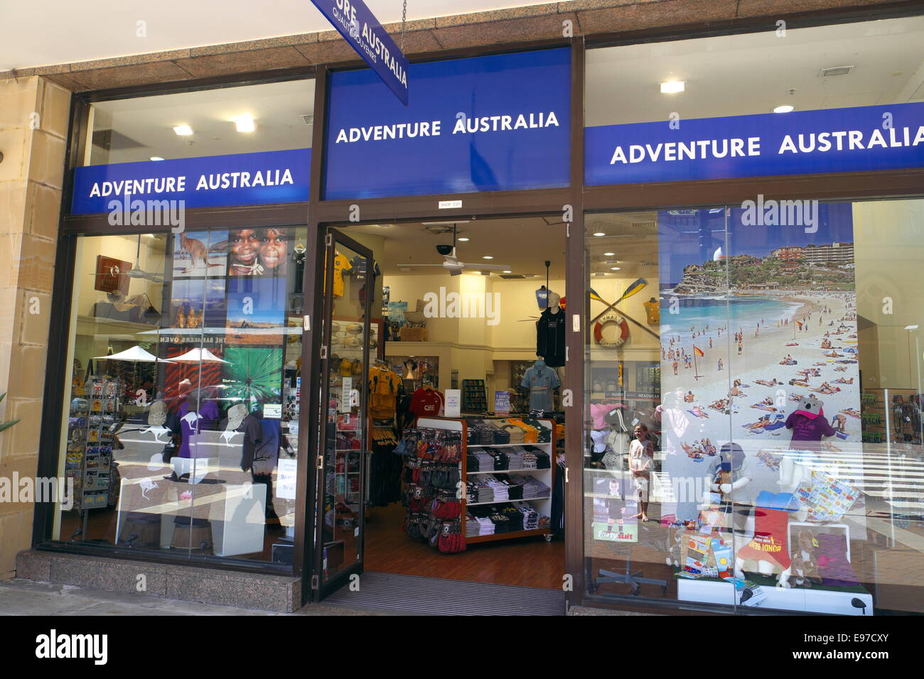 Adventure Australia store on george street,Sydney,Australia Stock Photo