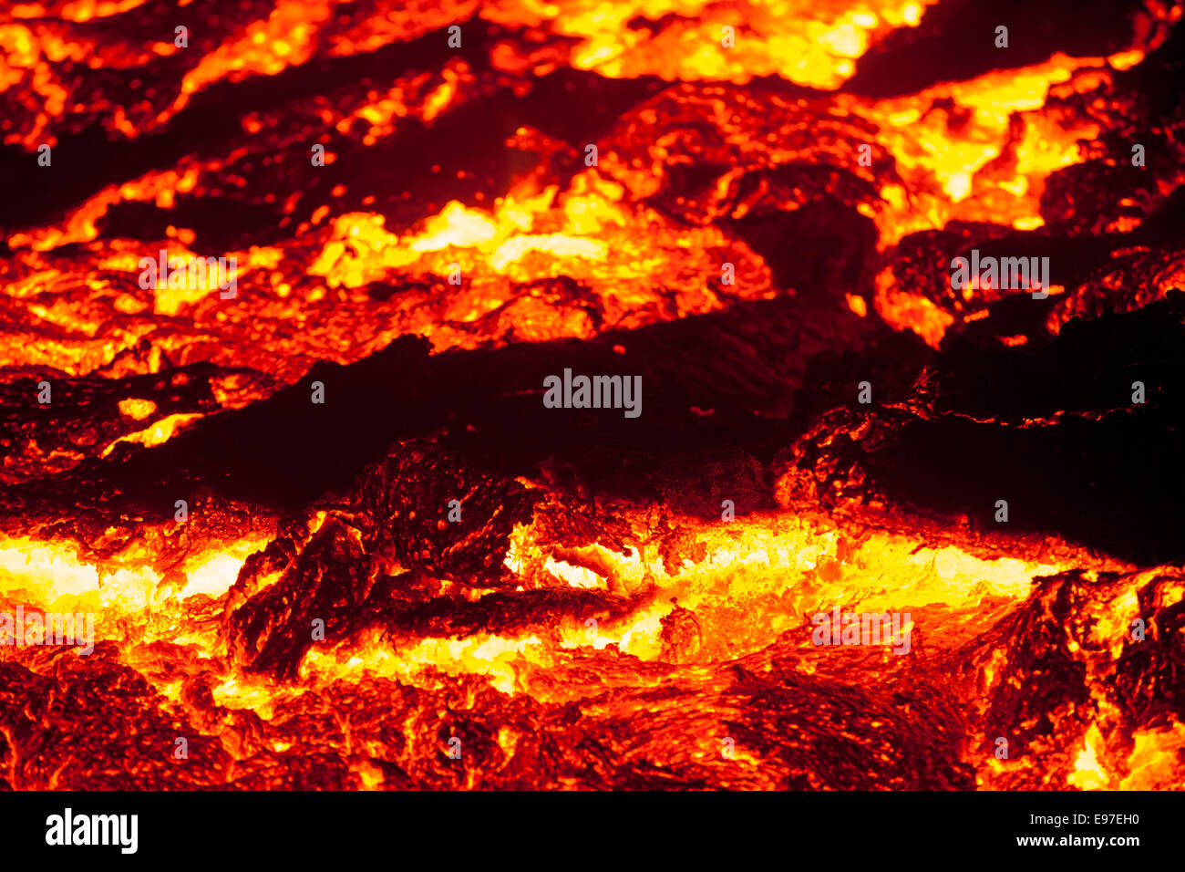 close up lava Stock Photo
