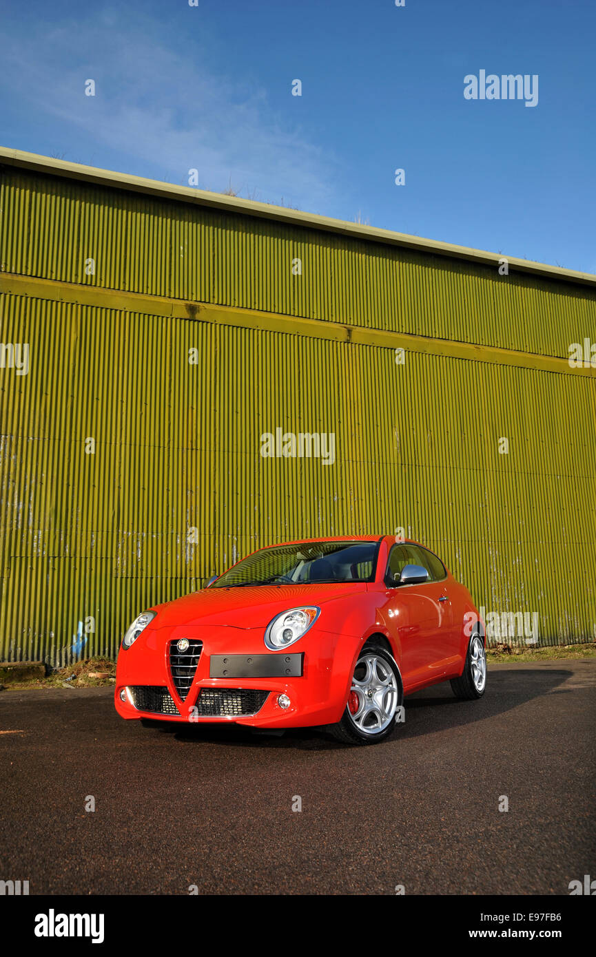 2008 Alfa Romeo Mito car, Italian super-mini Stock Photo - Alamy