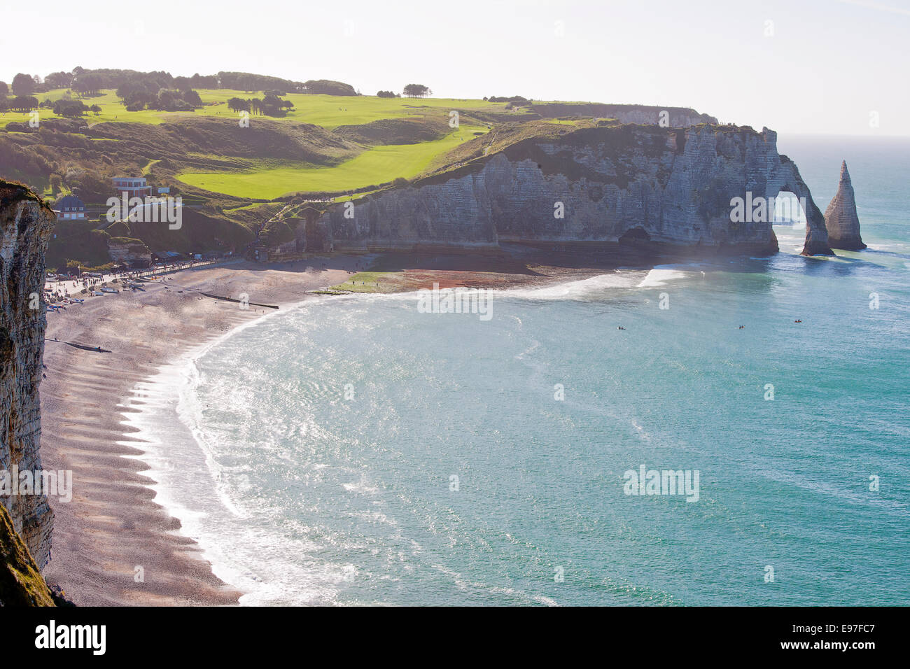 Etretat cliffs Normandy France Europe Stock Photo - Alamy