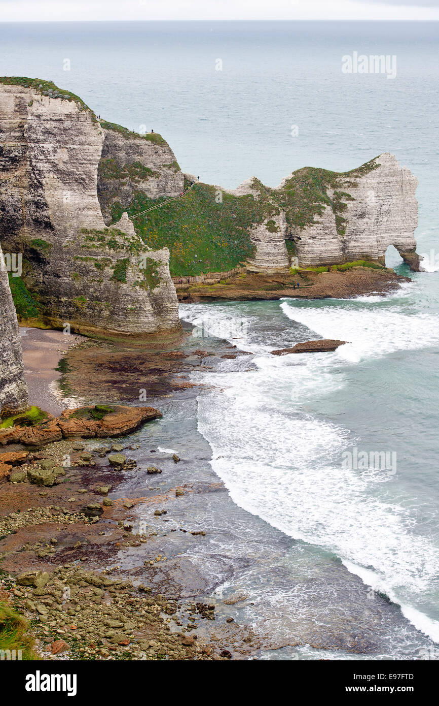 Etretat cliffs Normandy France Europe Stock Photo - Alamy