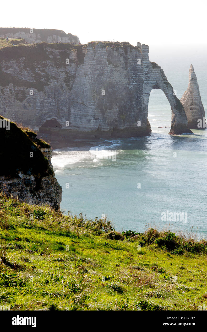 Etretat cliffs Normandy France Europe Stock Photo - Alamy