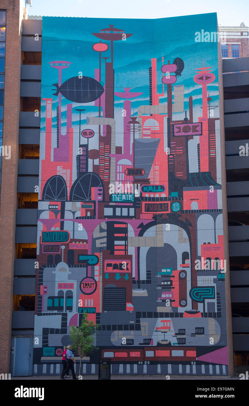 YESTERDAYS TOMORROW MURAL LIBERTY AVENUE DOWNTOWN PITTSBURGH ...
