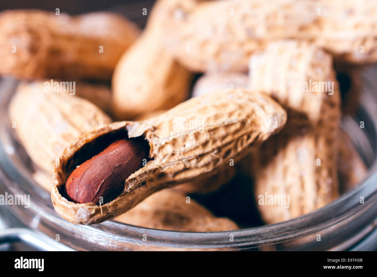 Peanuts in shell,selective focus Stock Photo Alamy