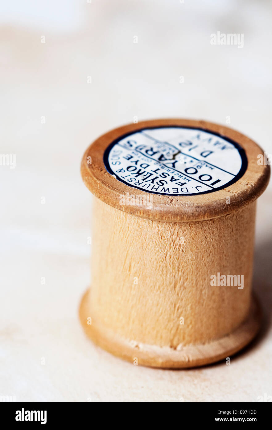 Empty cotton reel hi-res stock photography and images - Alamy