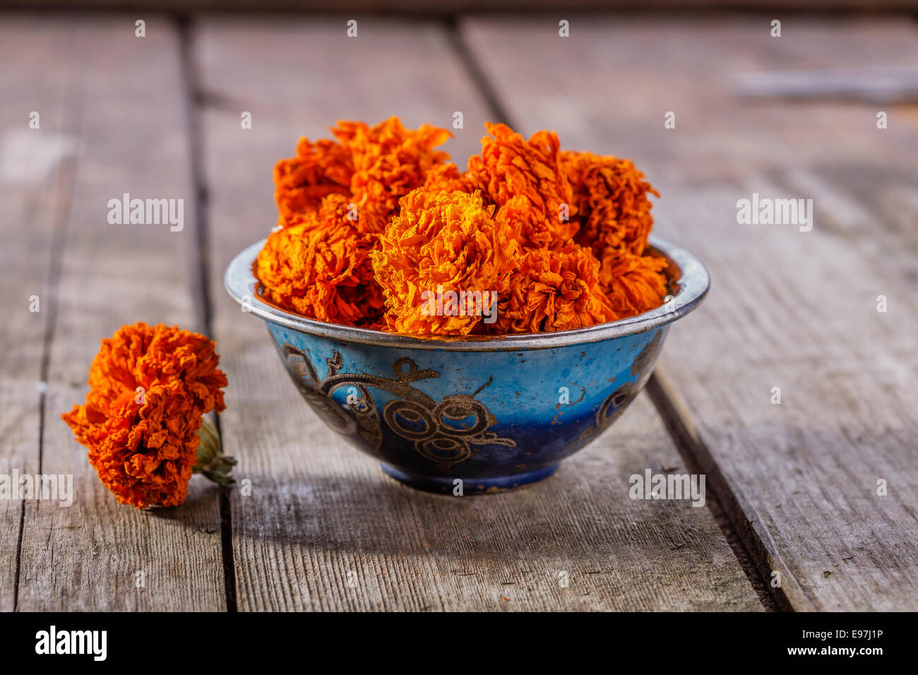 Georgian dry saffron spice Stock Photo
