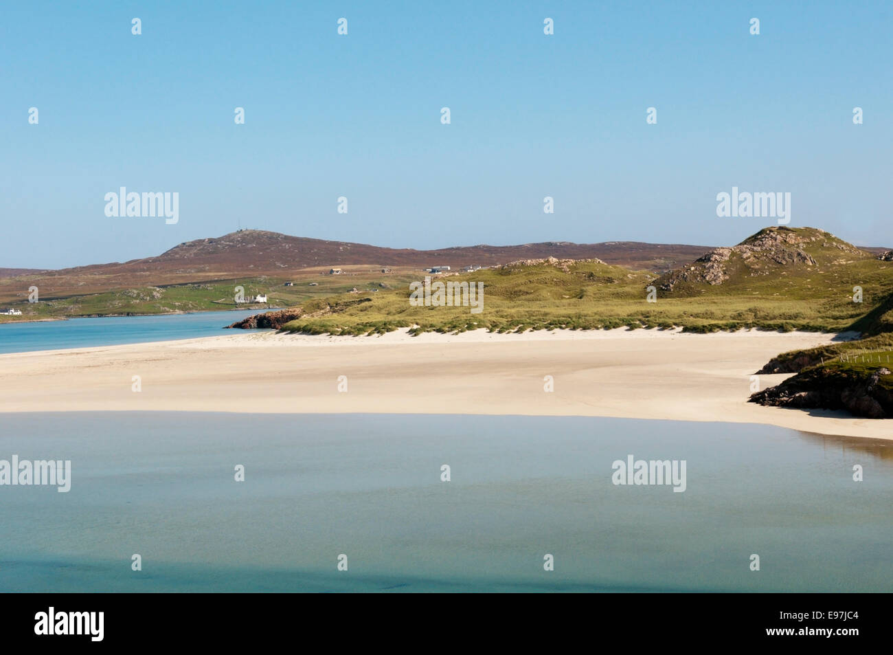 Cappadale Sands, a part of Traigh Uige on the Isle of Lewis. Stock Photo