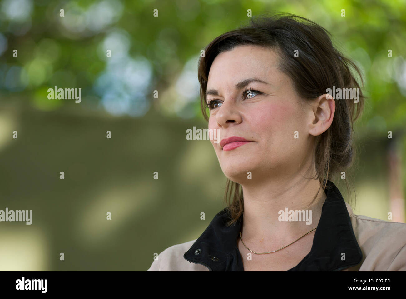 Author Natalie Young appears at the Edinburgh International Book Festival. Stock Photo