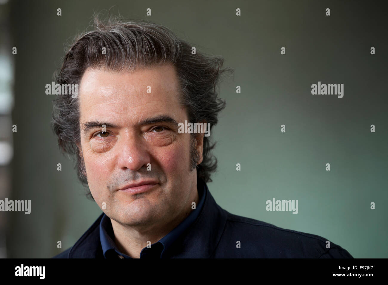 Charlie Fletcher, author and screenwriter, at the Edinburgh International Book Festival 2014. Edinburgh, Scotland. Stock Photo