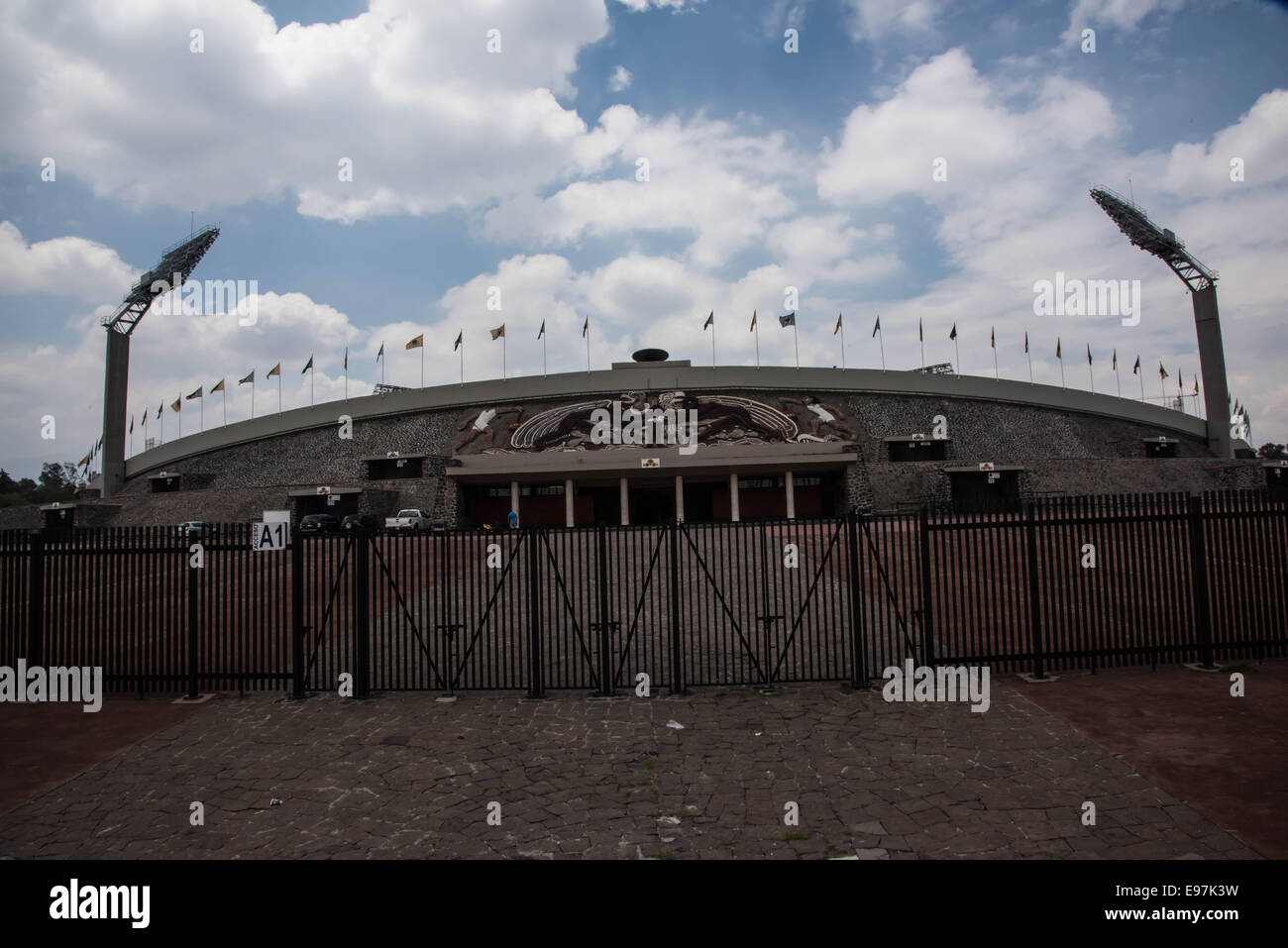 University Olympic Stadium,Mexico city,Mexico Stock Photo