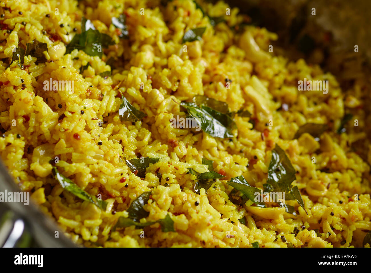 South Indian Lemon Rice Stock Photo - Alamy