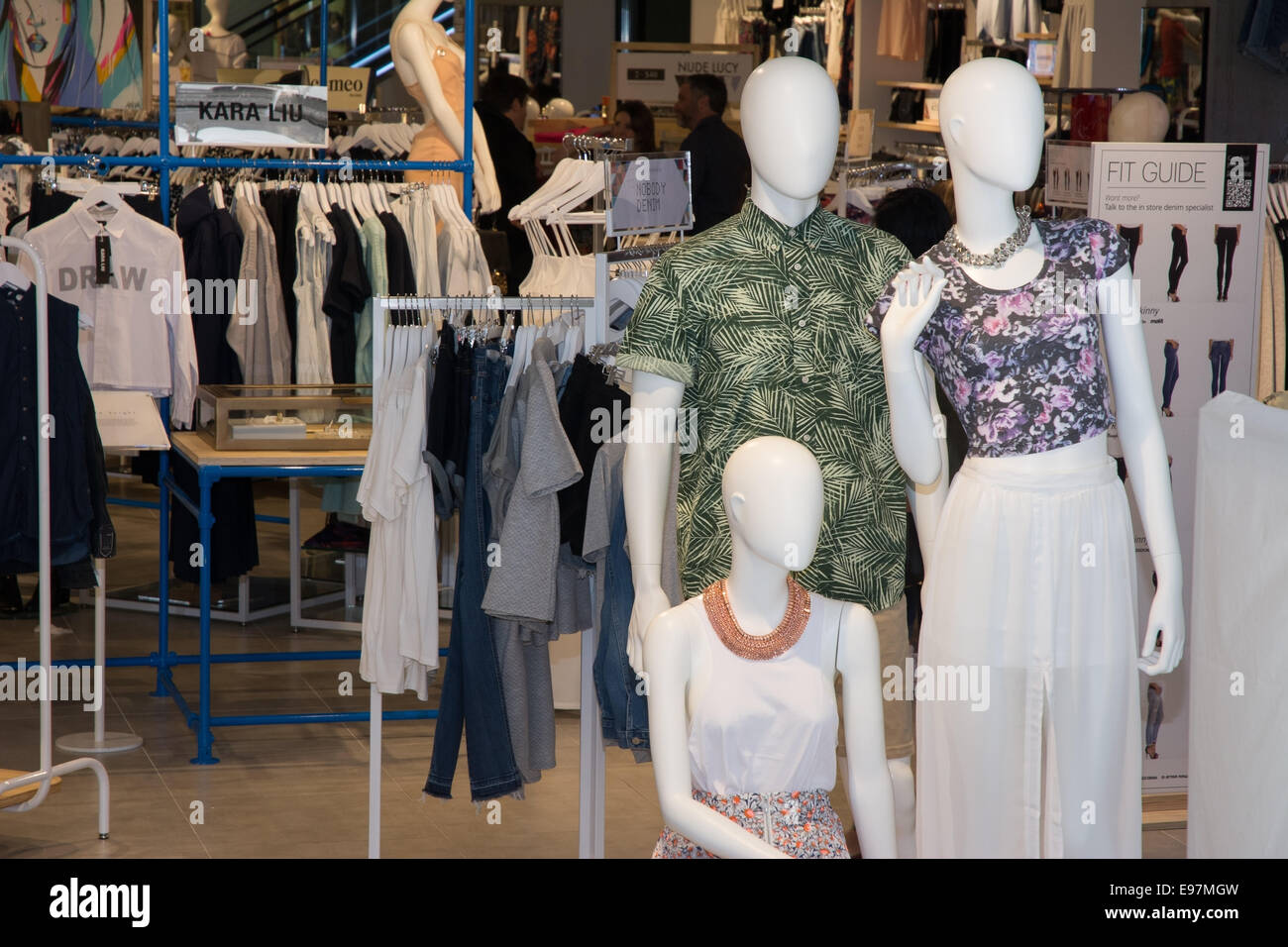 Interesting mannequins in a clothing store Stock Photo by ©vevchic
