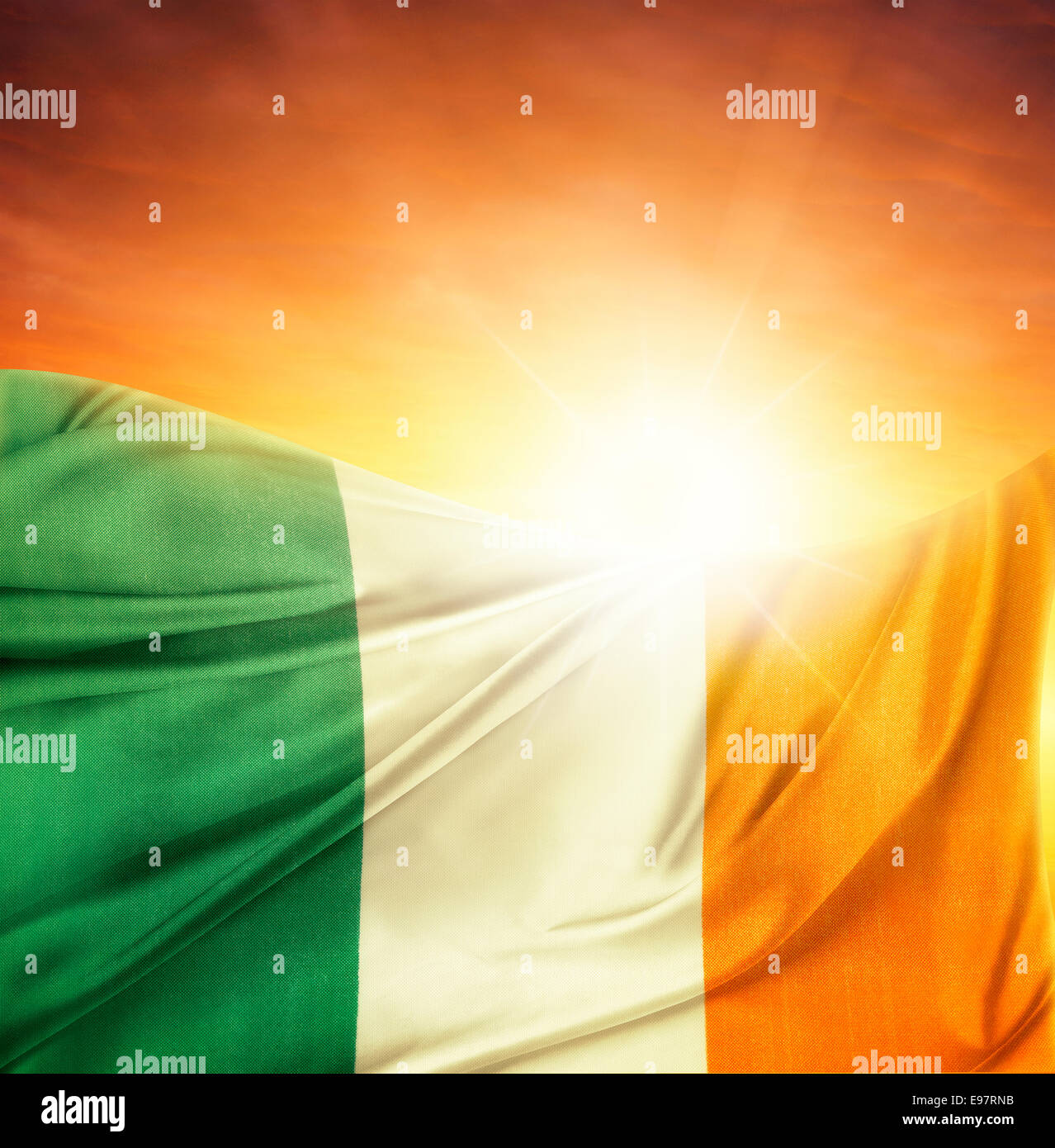 Irish flag hires stock photography and images Alamy