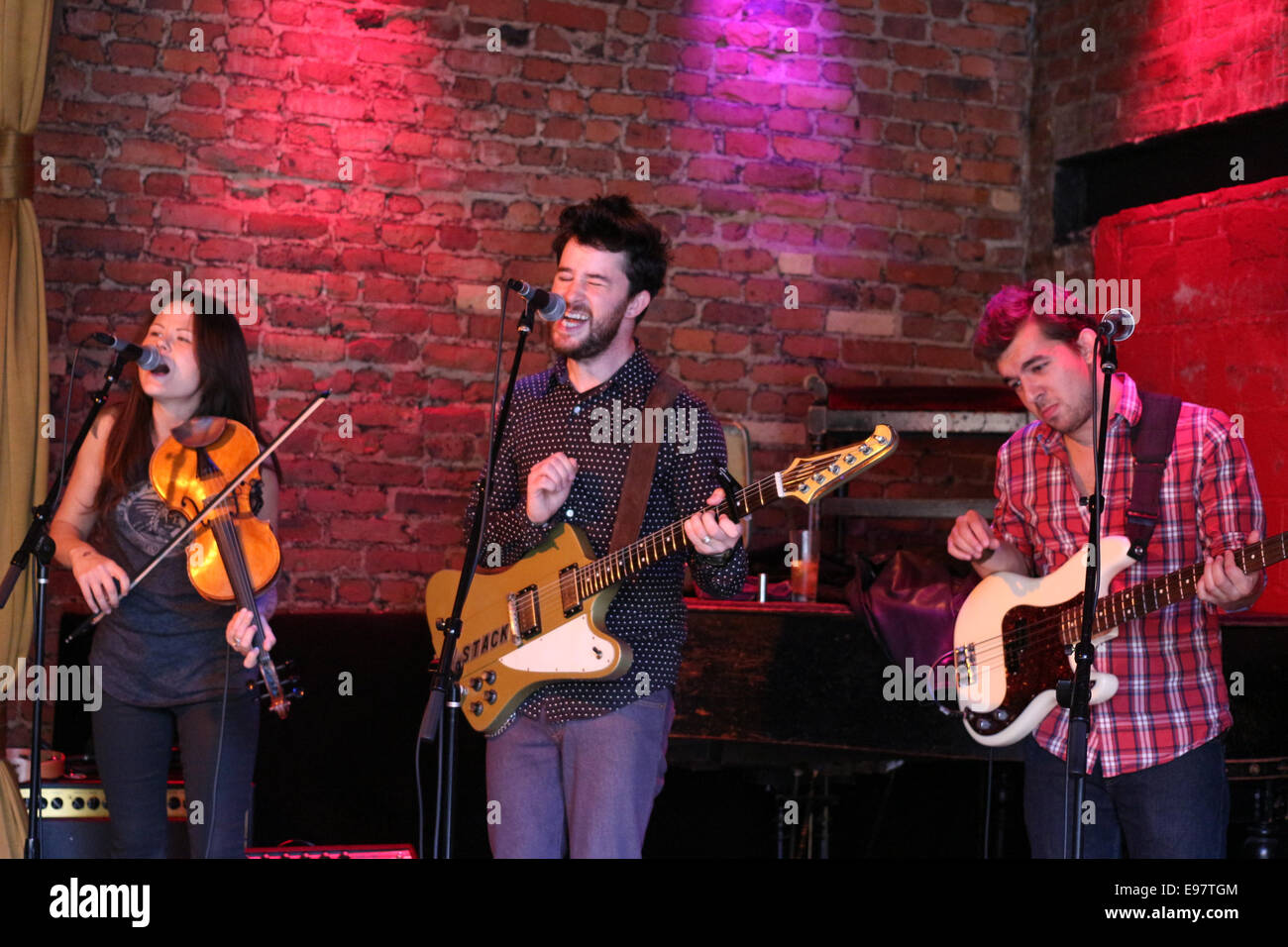 New York, New York, USA. 21st Oct, 2014. Buffalo Stack plays at ...