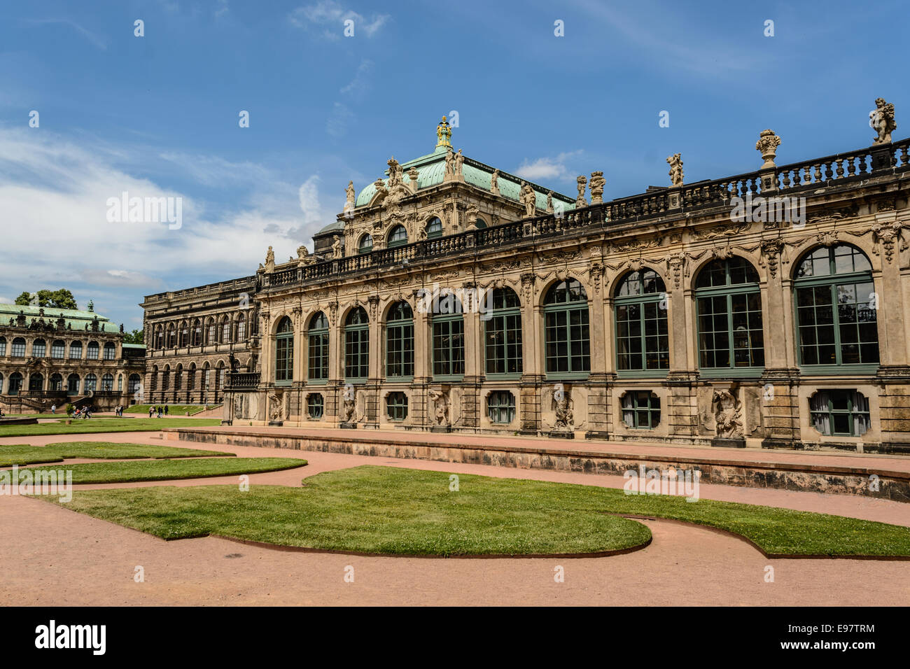 The Zwinger palace in Dresden Stock Photo