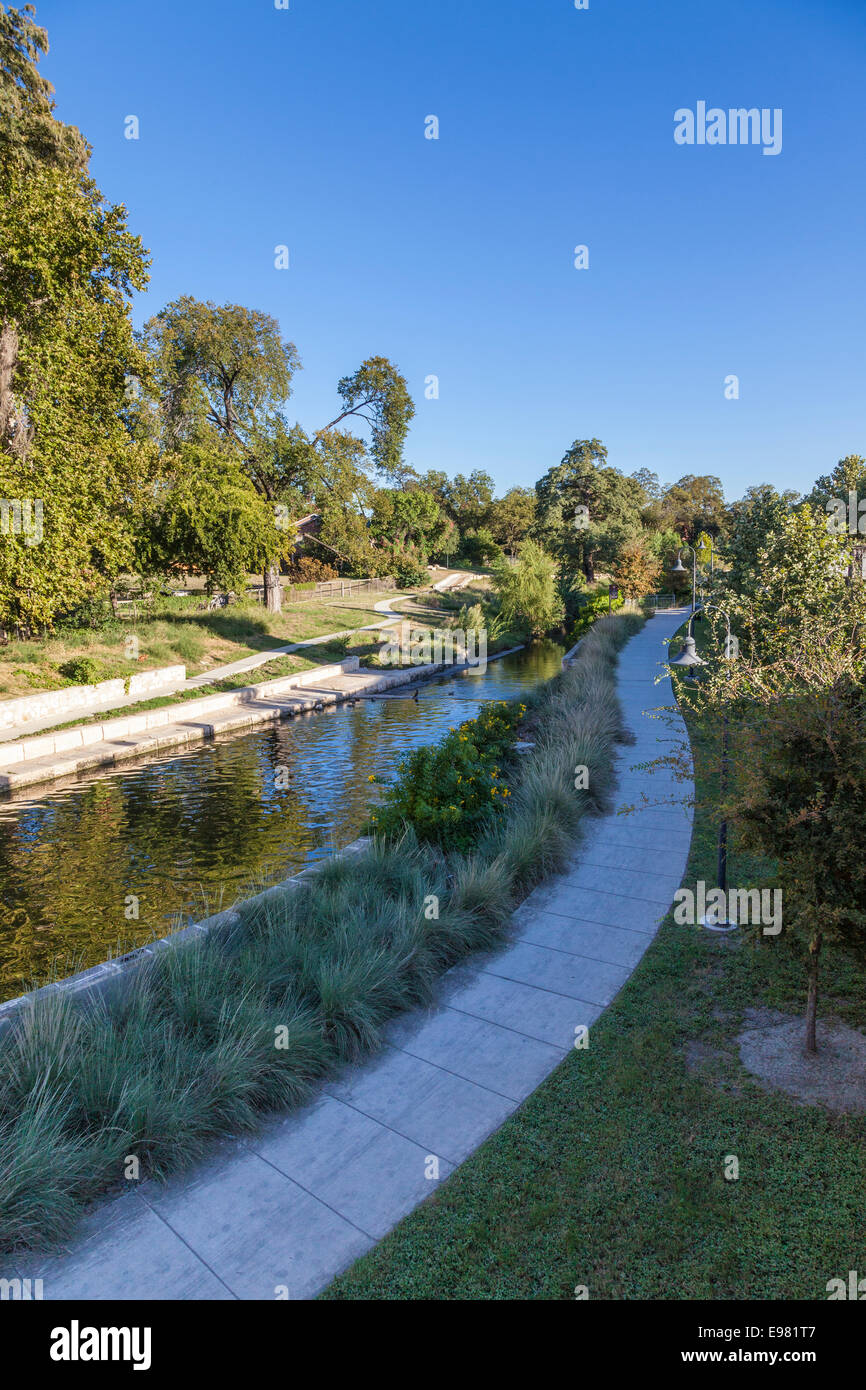 San Antonio "extended" River Walk near King William Historic District ...