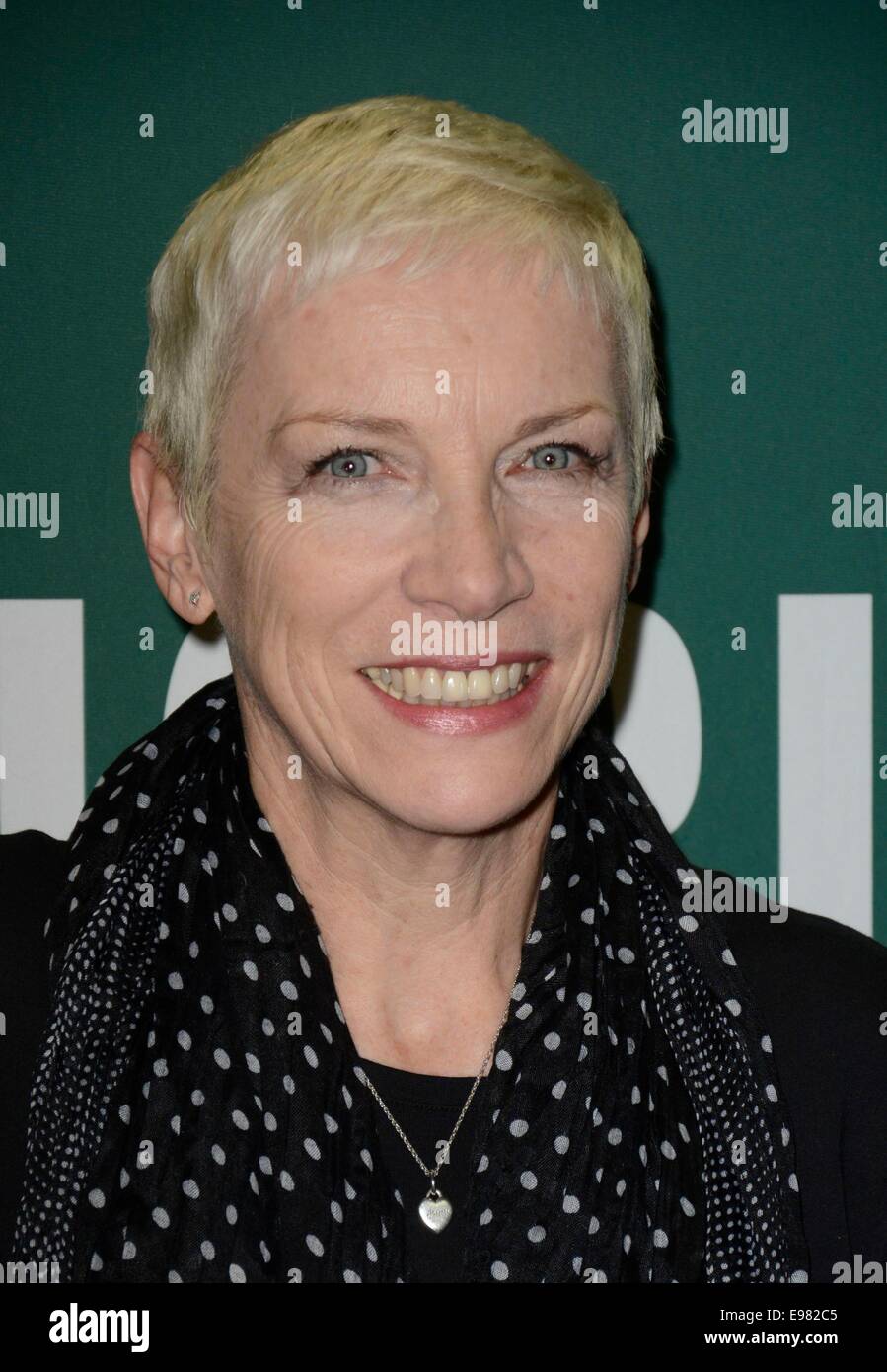 New York, NY, USA. 21st Oct, 2014. Annie Lennox at in-store appearance