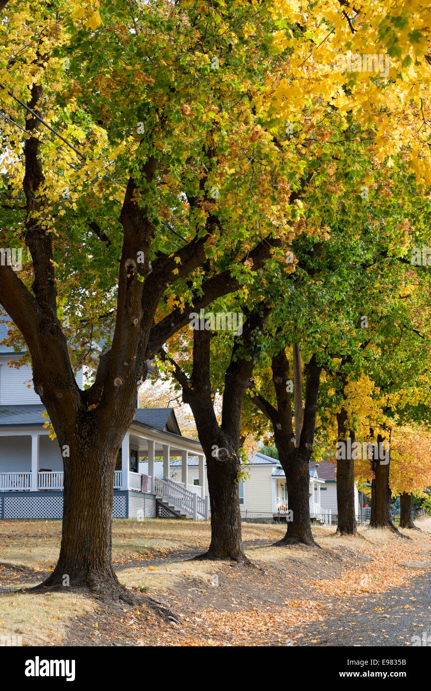 Old homes in Joseph, Oregon Stock Photo Alamy