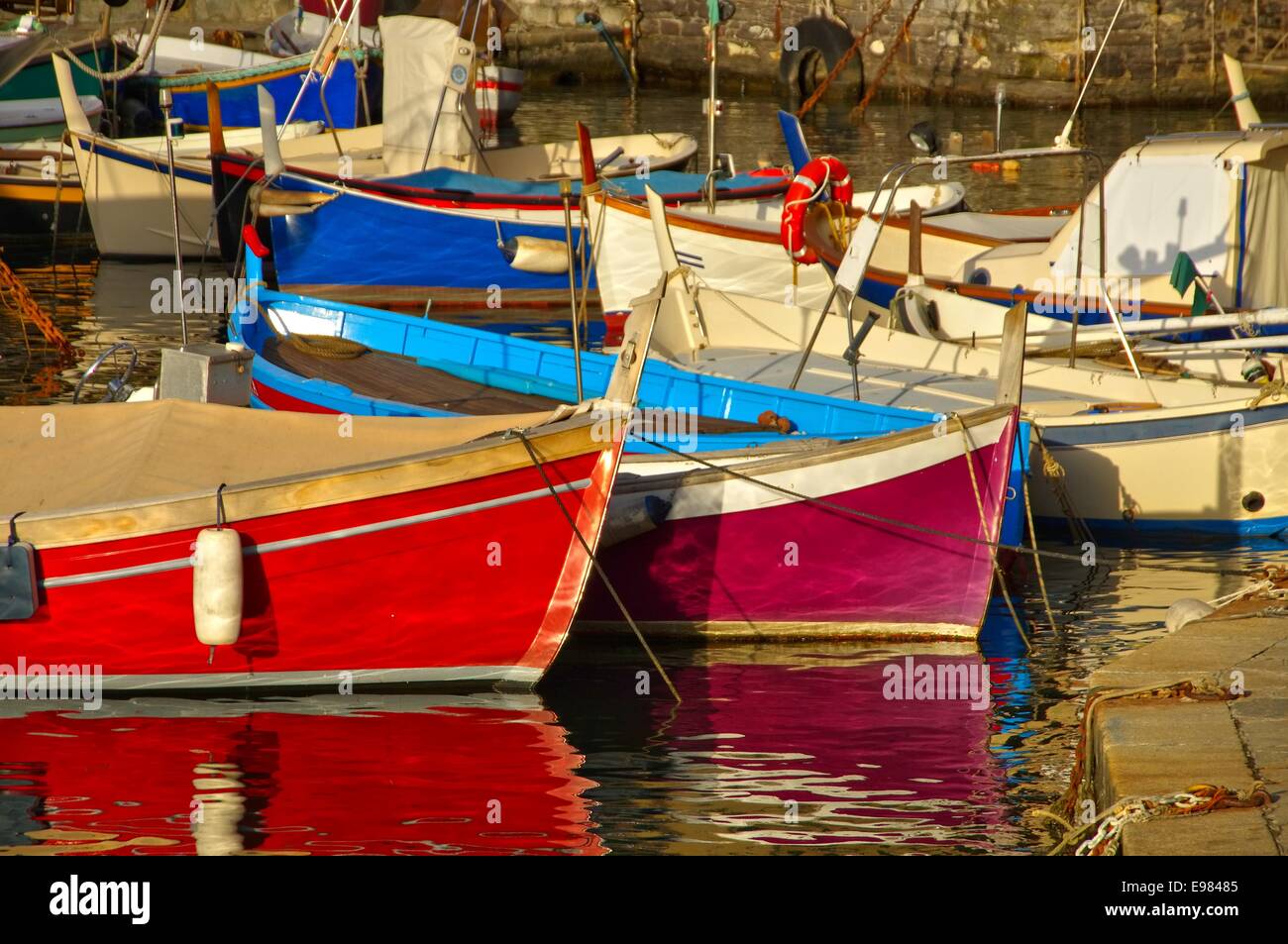 Camogli Hafen - Camogli harbour 05 Stock Photo - Alamy