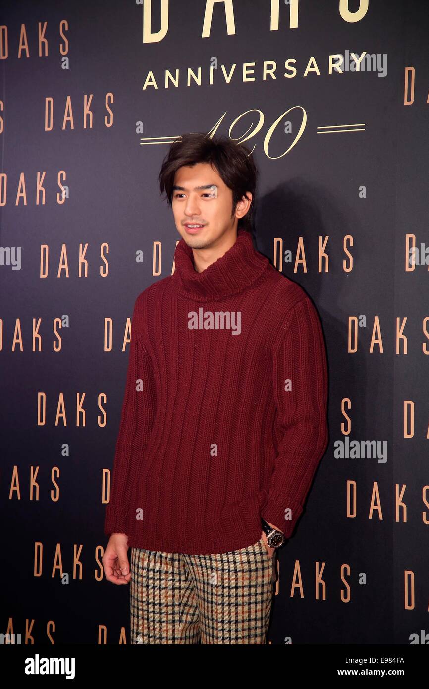 Berlin Chen attends a cloth brand fashion show in Taipei, Taiwan, China ...