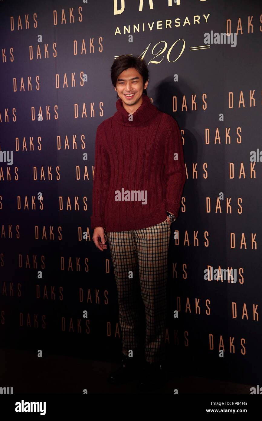 Berlin Chen attends a cloth brand fashion show in Taipei, Taiwan, China ...