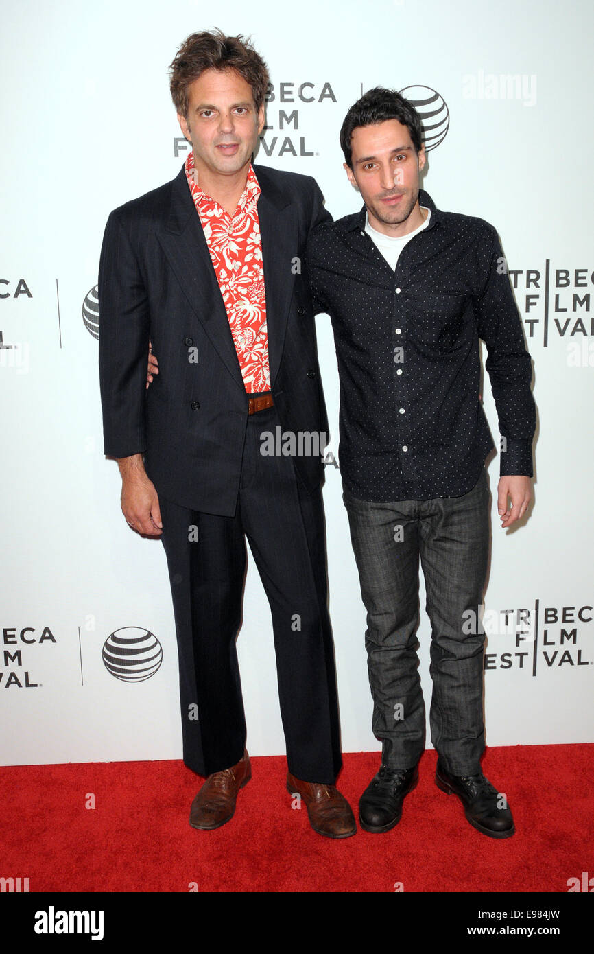 2014 Tribeca Film Festival - 'Loitering With Intent' Premiere -Red Carpet Arrivals  Featuring: Ivan Martin,Michael Godere Where: Manhattan, New York, United States When: 19 Apr 2014 Stock Photo
