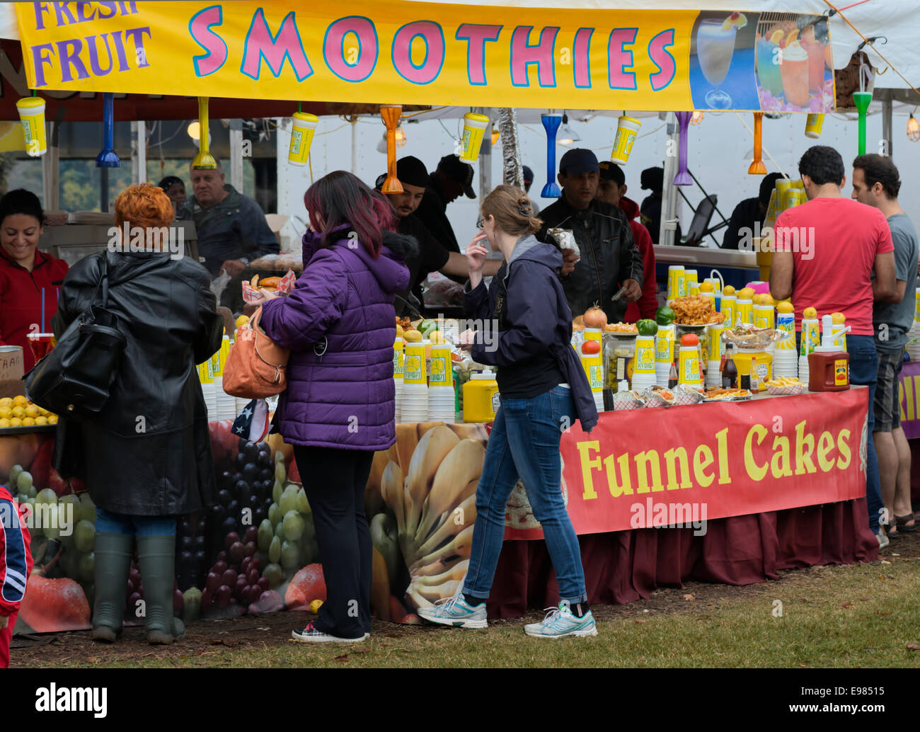 Festival Food Concession. Stock Photo