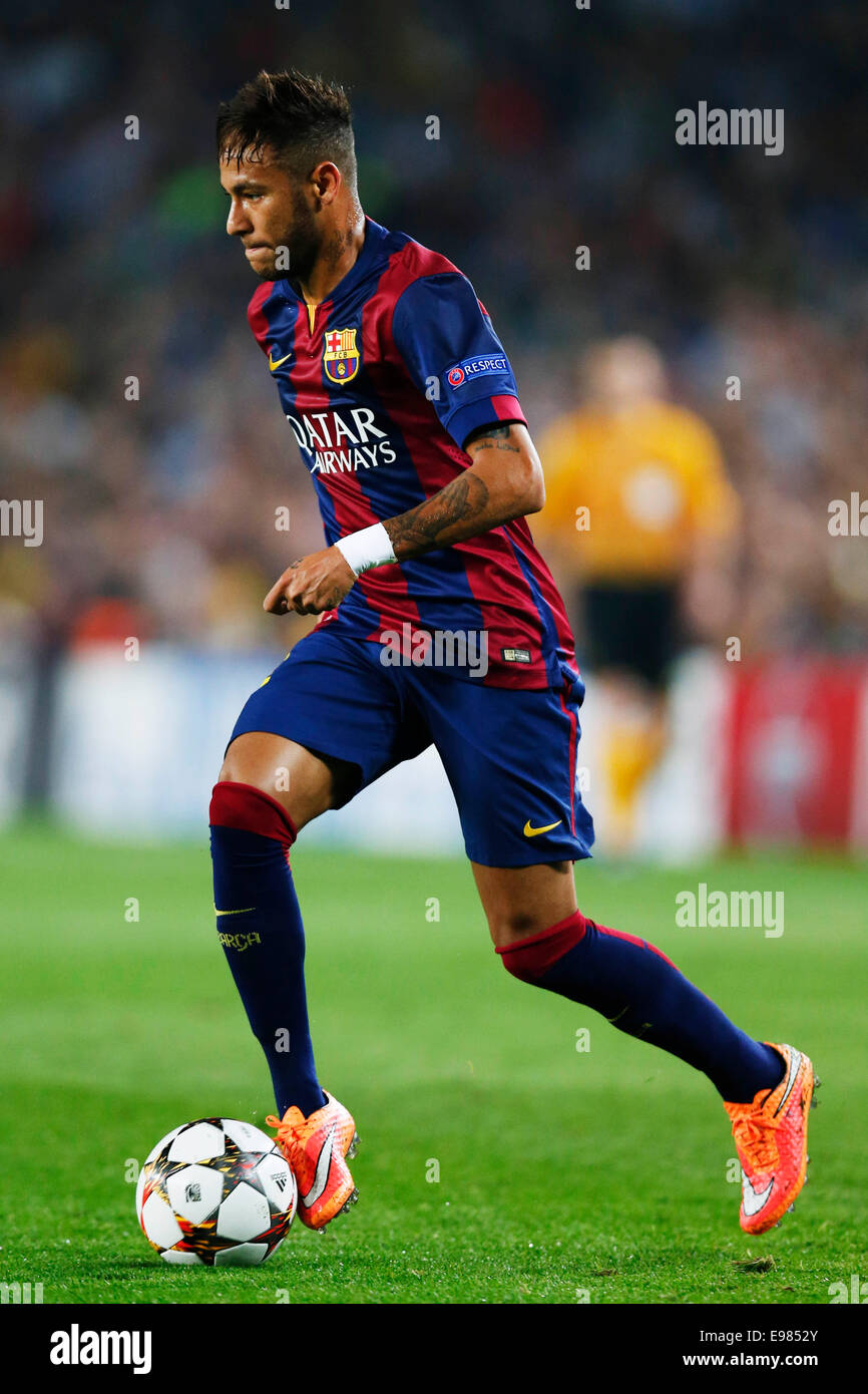 neymar-barcelona-2014-champions-league-hi-res-stock-photography-and