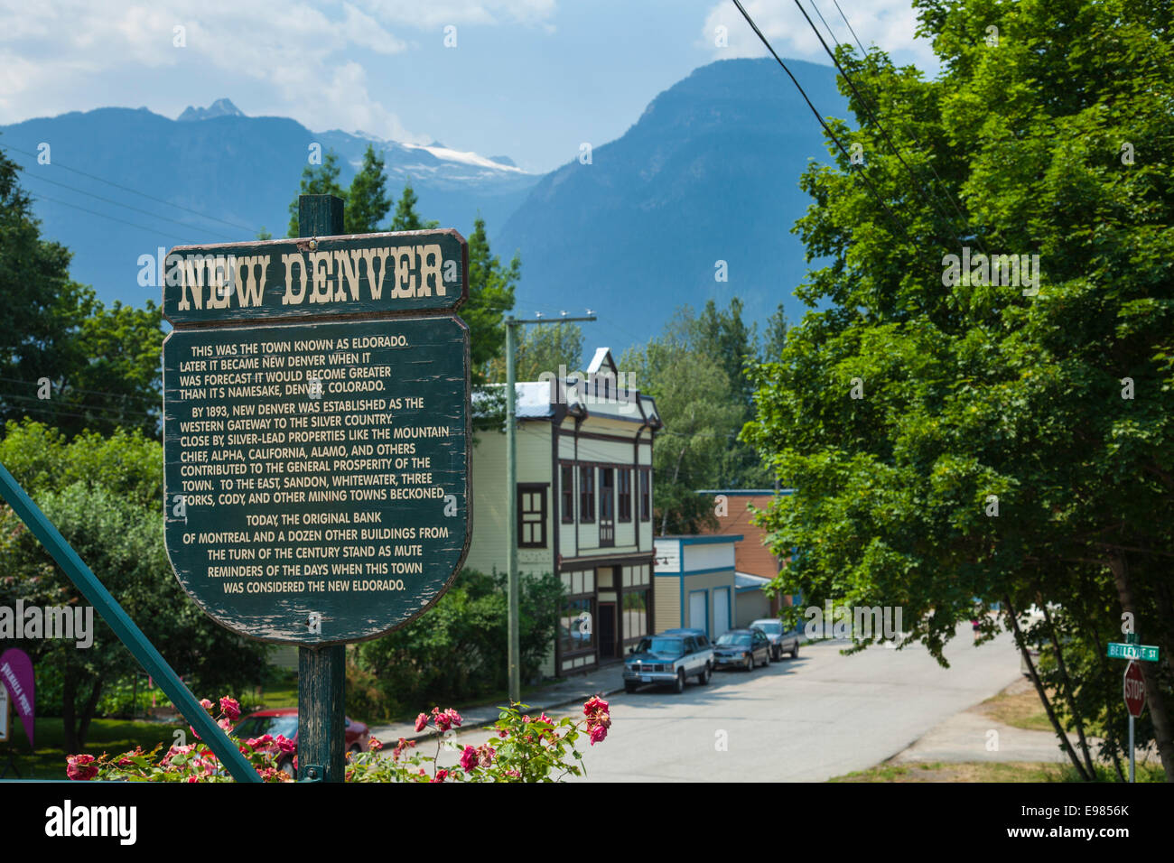 New Denver, Slocan Valley, West Kootenay, British Columbia, Canada