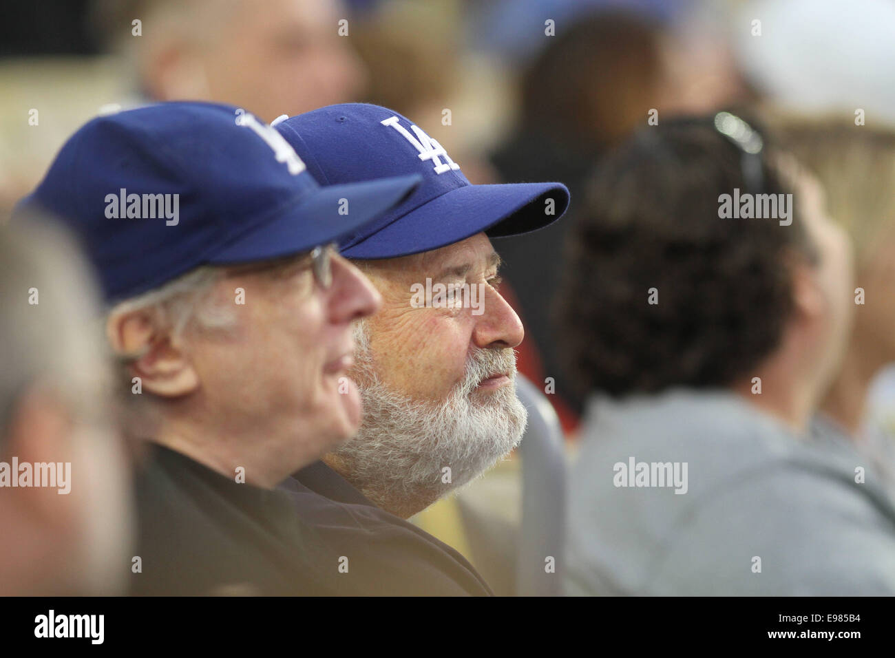 Celebrities attend los angeles dodgers hi-res stock photography and images  - Alamy