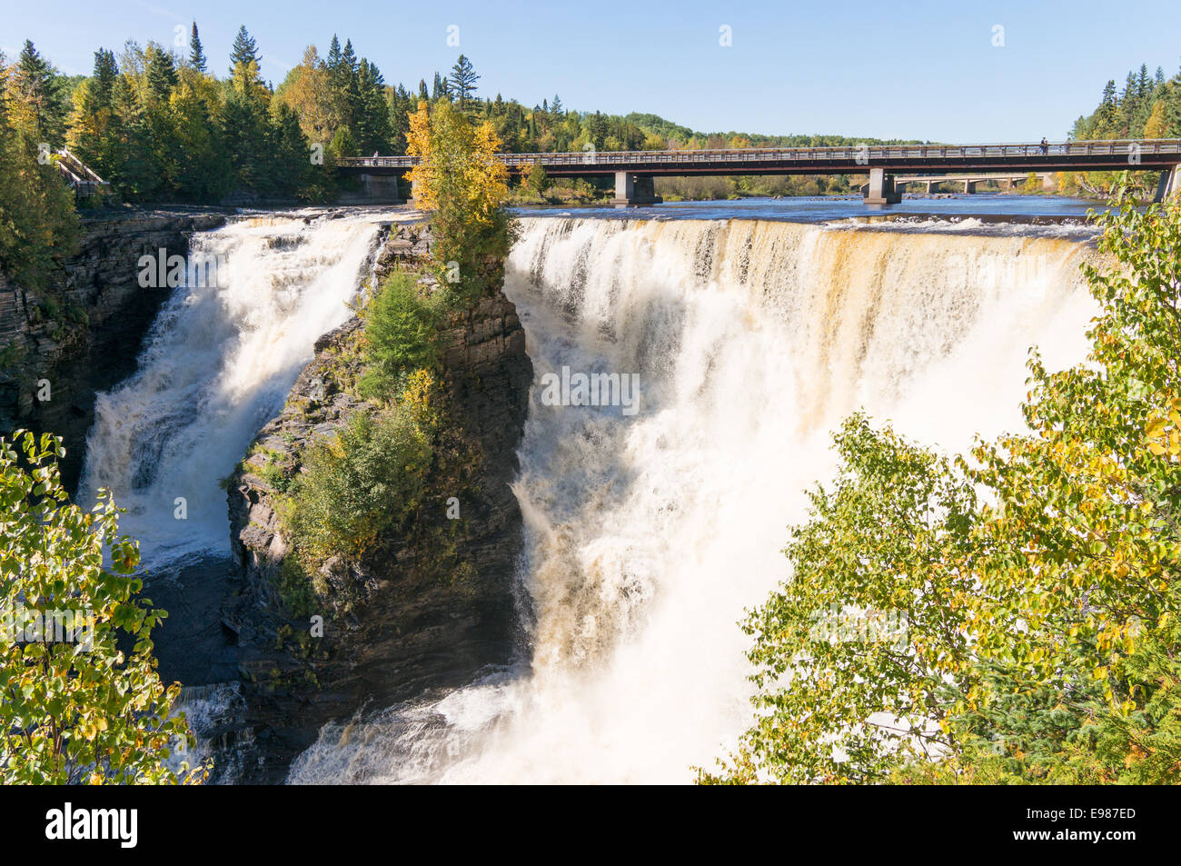 Kakabeka Falls, Waterfall on the Kaministiquia River, Ontario, Canada ...