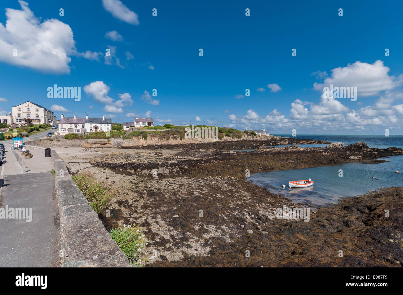 Bull Bay Porth Llechog on Anglesey North Wales Stock Photo