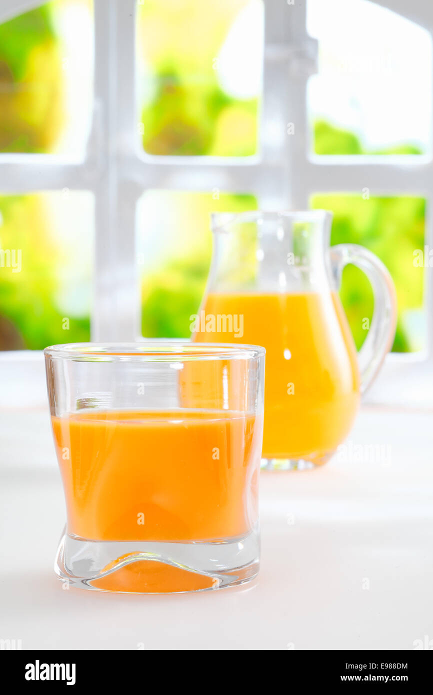 https://c8.alamy.com/comp/E988DM/healthy-freshly-squeezed-orange-juice-in-a-glass-tumbler-with-a-glass-E988DM.jpg