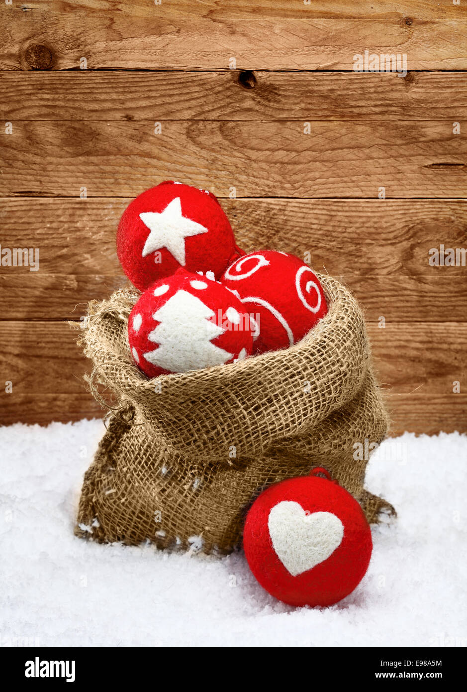 christmas hessian fabric