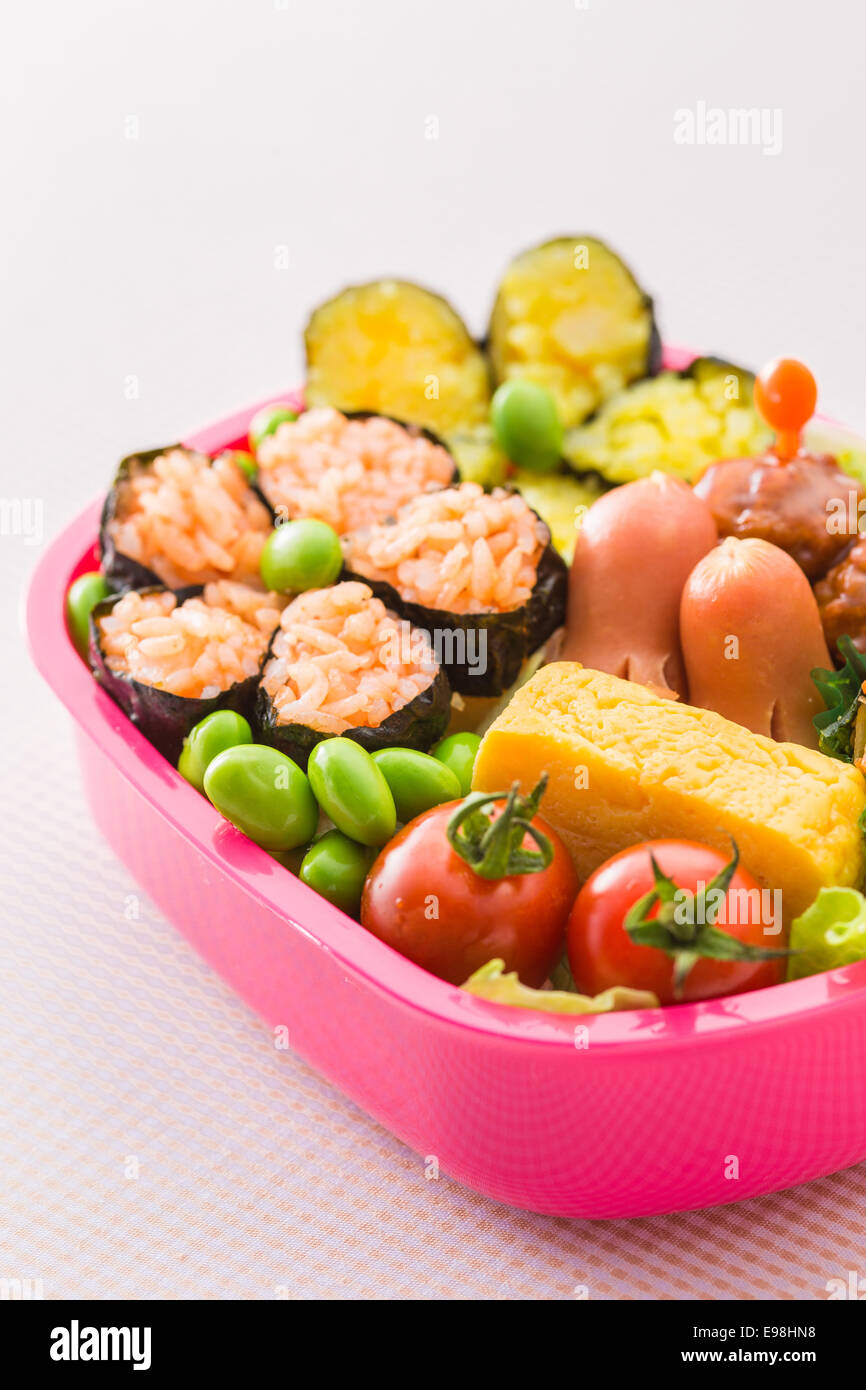 Japanese style bento lunch box Stock Photo - Alamy