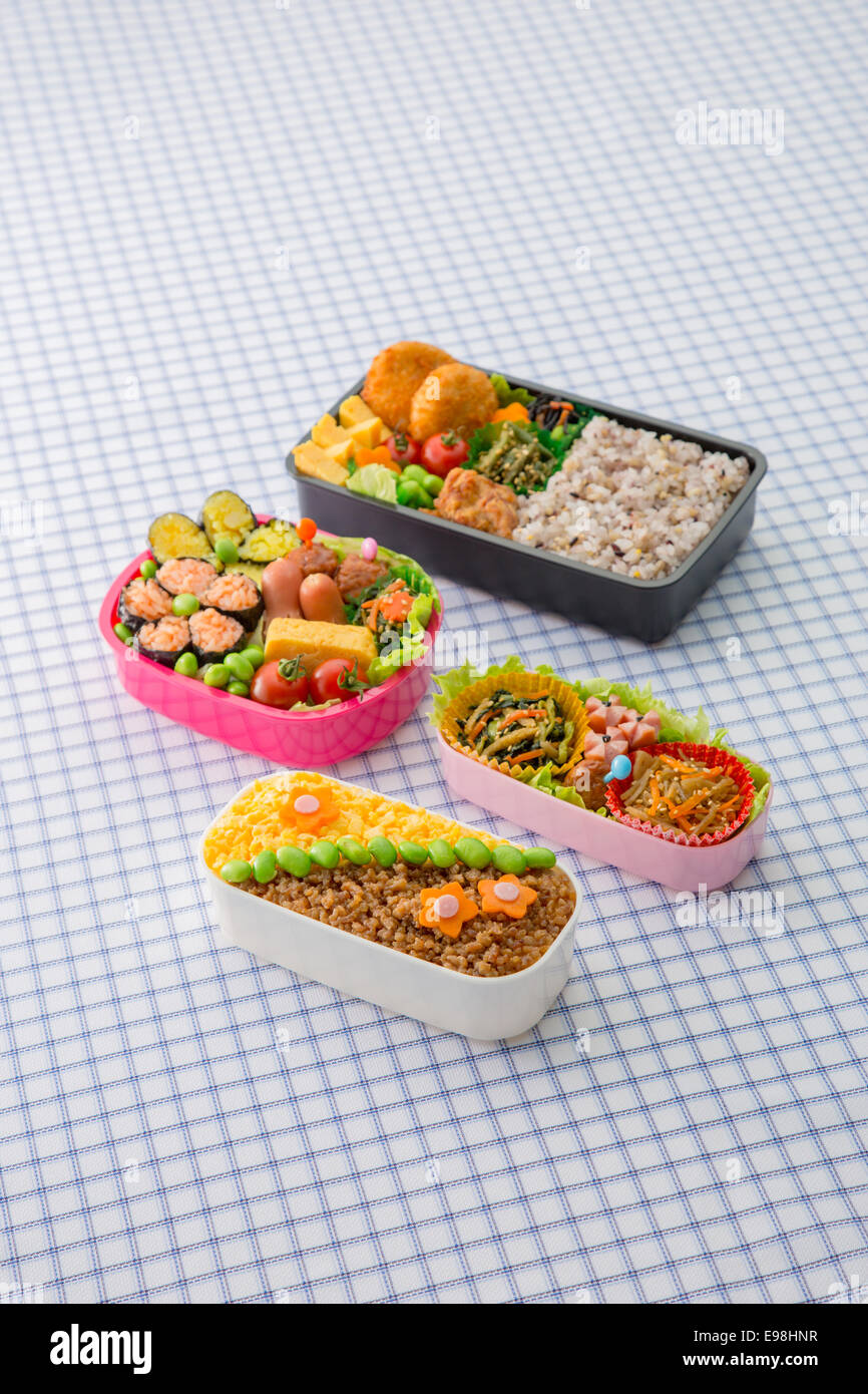 Japanese style bento lunch box Stock Photo - Alamy