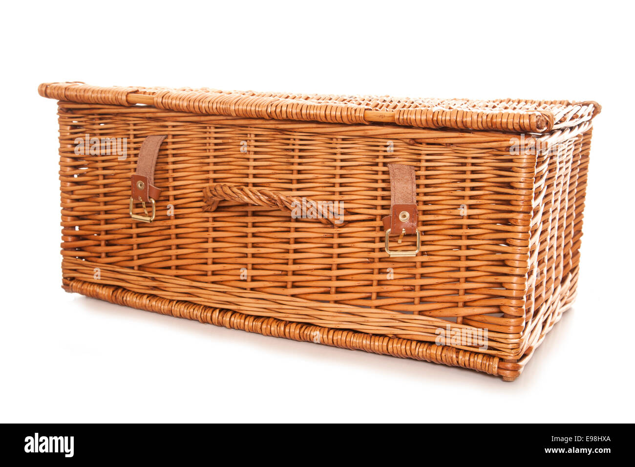 picnic basket studio cut out Stock Photo Alamy