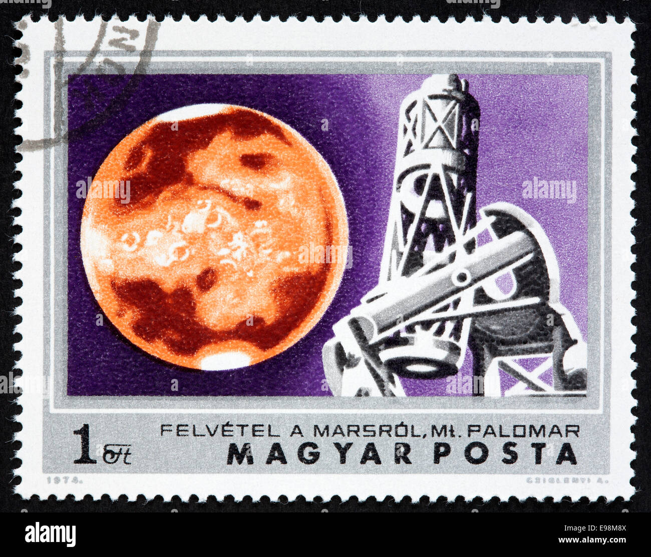 Hungarian postage stamp Stock Photo - Alamy
