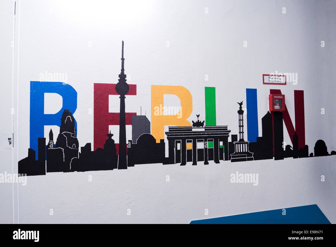 City silhouettes. Berlin, Germany Stock Photo