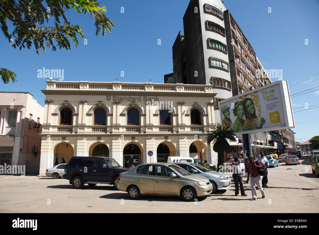 Standard bank in the city centre. Beira Mozambique. (Photo Zute