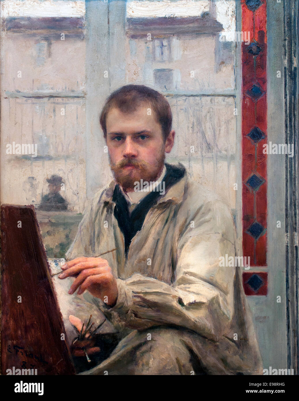 Self portrait 1887 emile friant hires stock photography and images Alamy