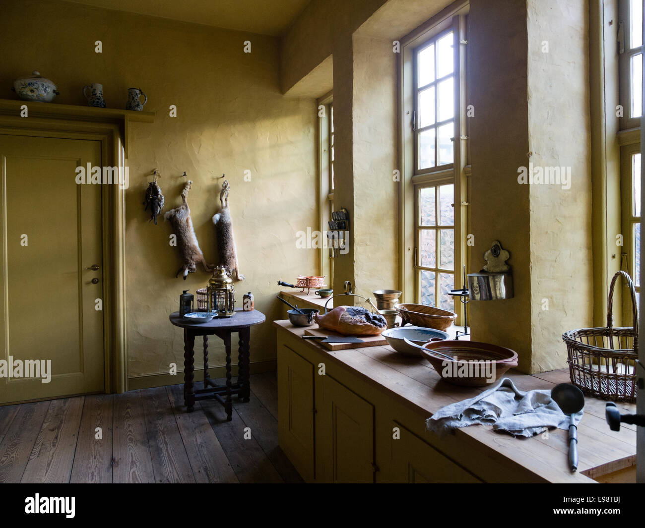 Aarhus, Denmark; Den Gamle By (The Old Town) open-air museum Stock Photo