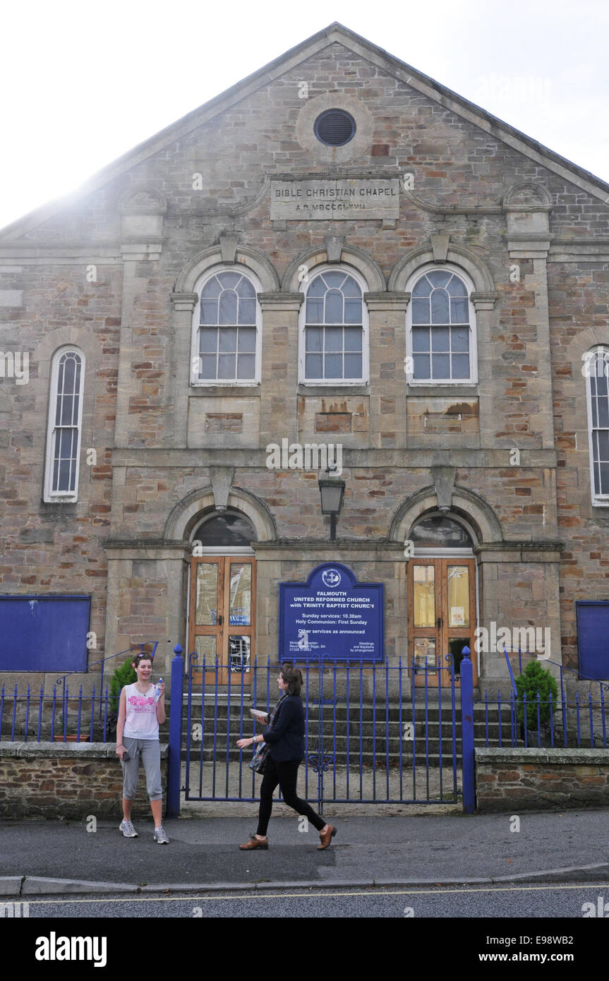 United Reformed Church in Falmouth, UK Stock Photo