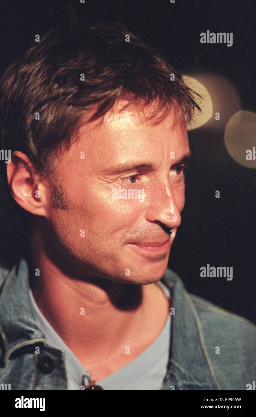 Actor Robert 'Bobby' Carlyle at 'Rock On The Green', in Glasgow, Scotland, in August 2000. Stock Photo