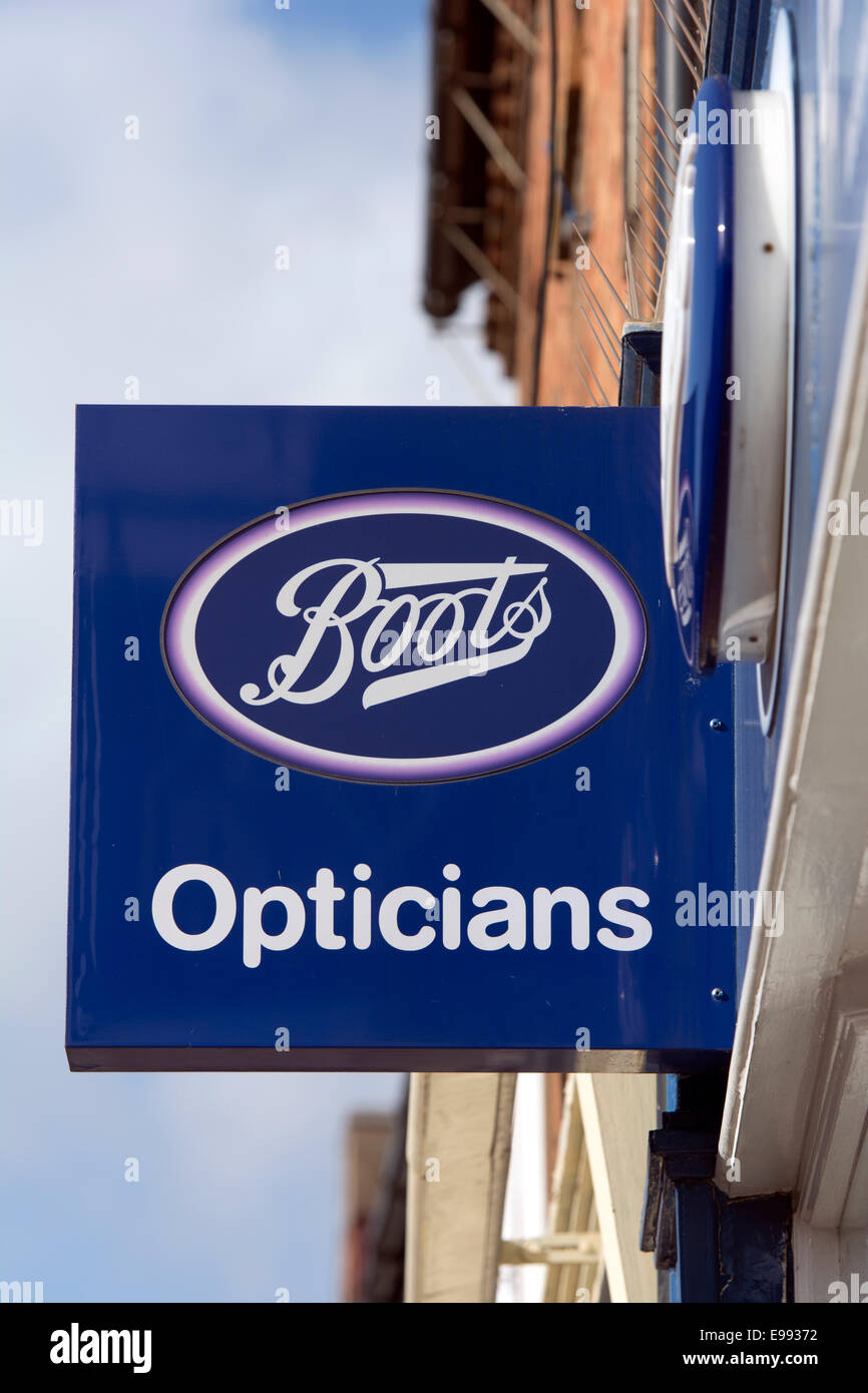 Boots opticians shop england hires stock photography and images Alamy