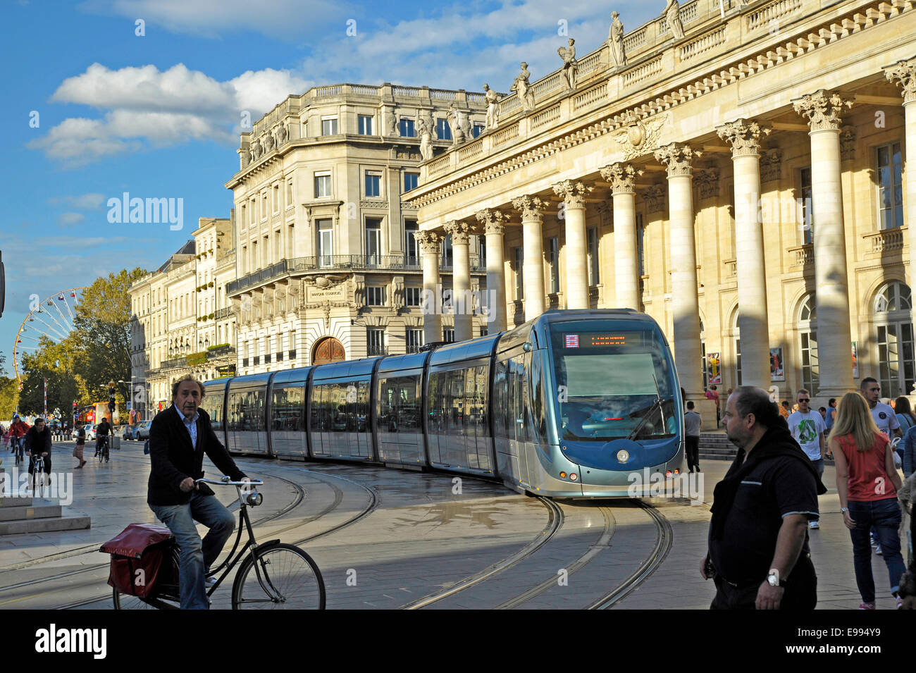 Bordeaux city center,France Stock Photo