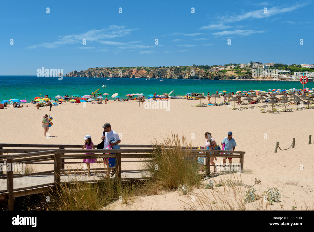 Portugal, the Algarve, Meia praia beach, Lagos Stock Photo - Alamy